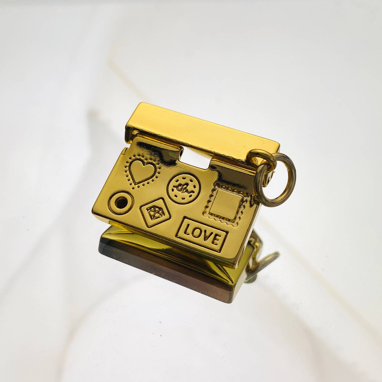 18K Gold Filled Envelope Locket Necklace