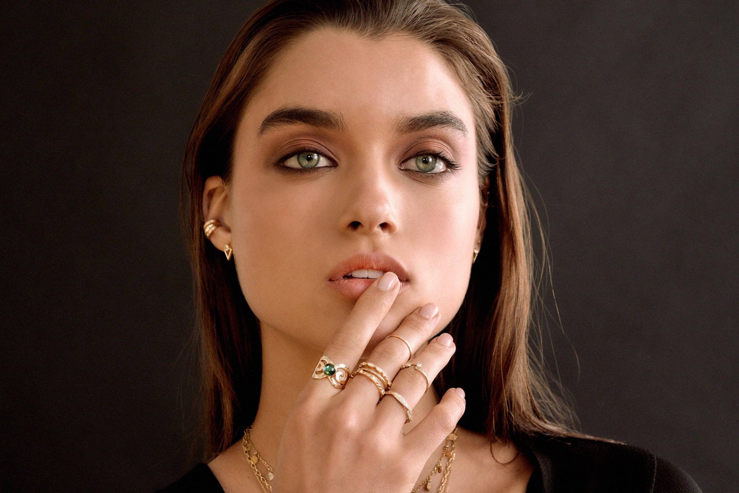 Solid Gold Tourmaline Ring – Handcrafted Elegance