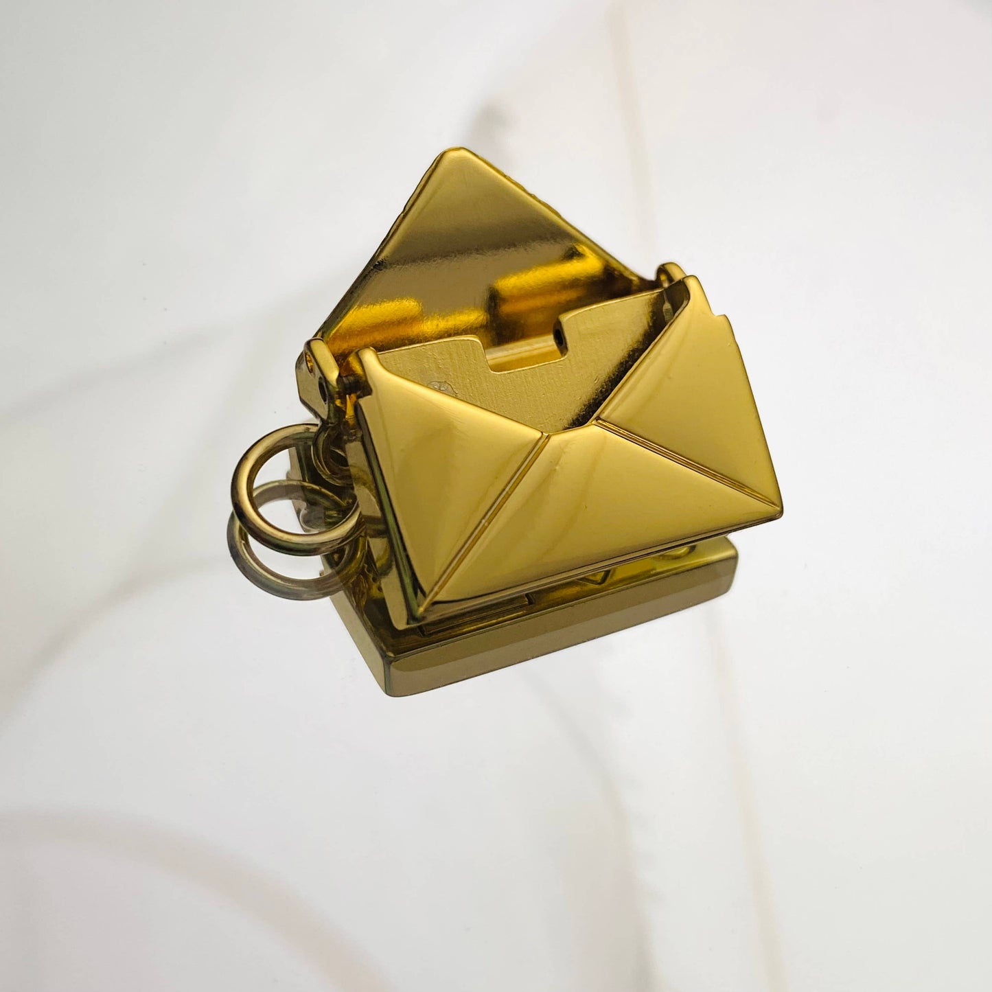 18K Gold Filled Envelope Locket Necklace